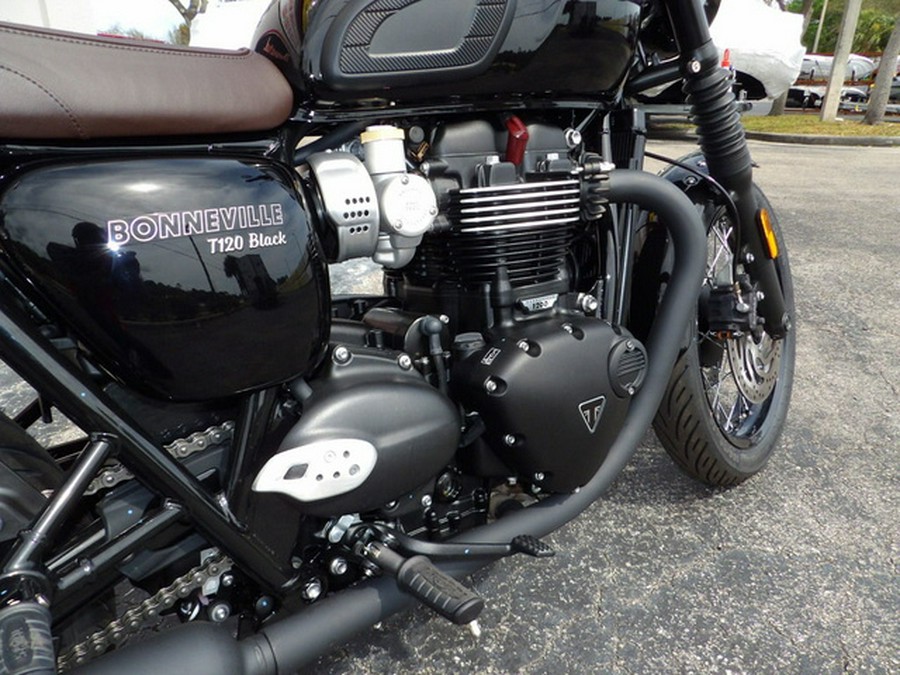 2024 Triumph Bonneville T120 Black Jet Black