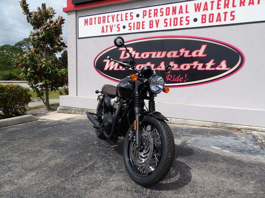 2024 Triumph Bonneville T120 Black Jet Black