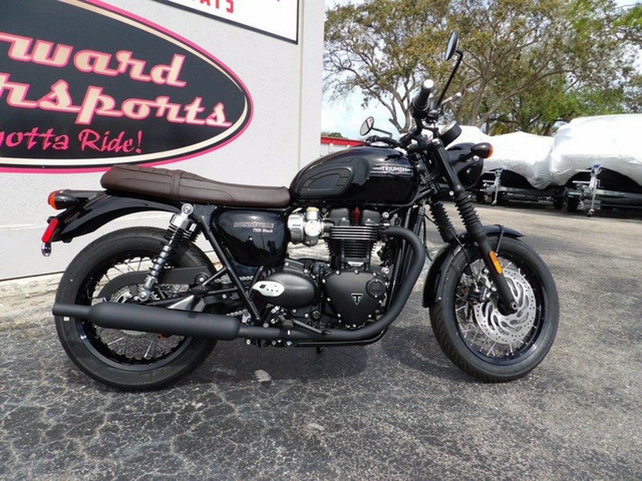 2024 Triumph Bonneville T120 Black Jet Black