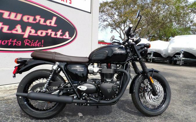 2024 Triumph Bonneville T120 Black Jet Black