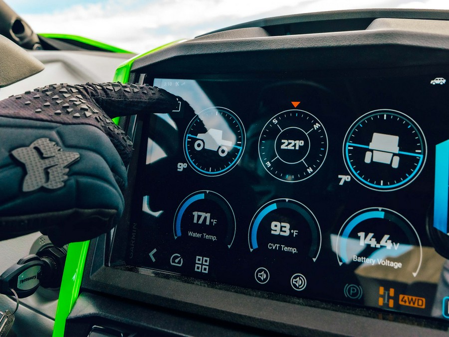 2026 Kawasaki Teryx4 H2 Deluxe eS Lime Green - 110048