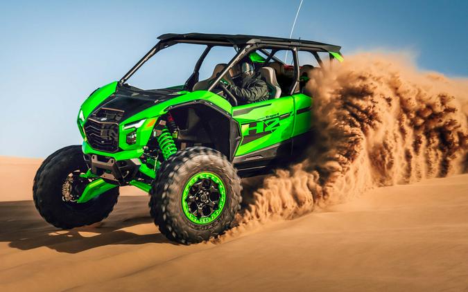 2026 Kawasaki Teryx4 H2 Deluxe eS Lime Green - 110048
