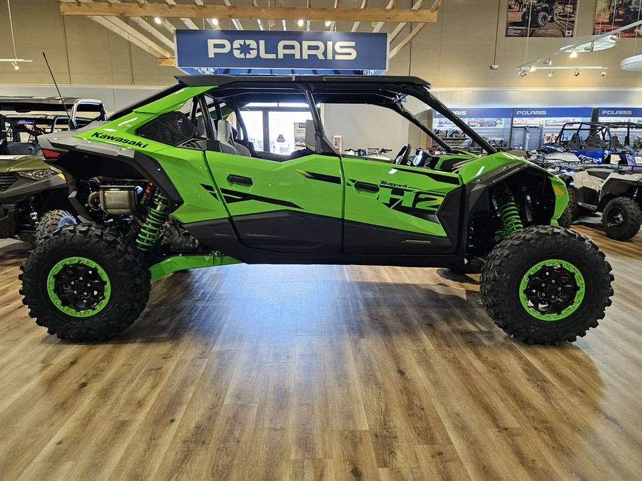 2026 Kawasaki Teryx4 H2 Deluxe eS Lime Green - 110048