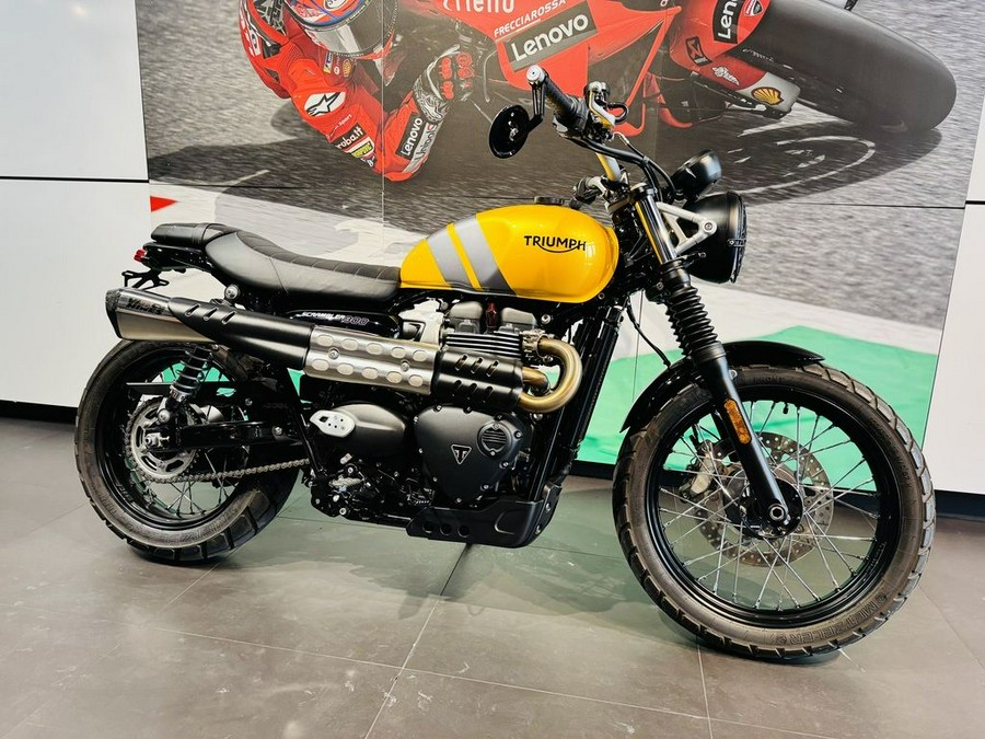 2024 Triumph Scrambler 900 Cosmic Yellow/Graphite