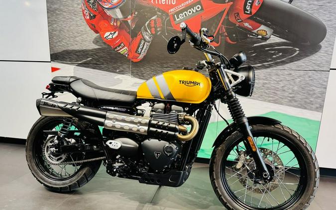 2024 Triumph Scrambler 900 Cosmic Yellow/Graphite