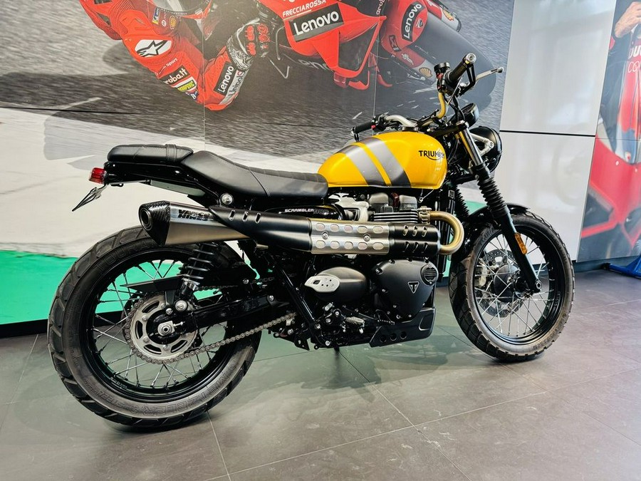 2024 Triumph Scrambler 900 Cosmic Yellow/Graphite
