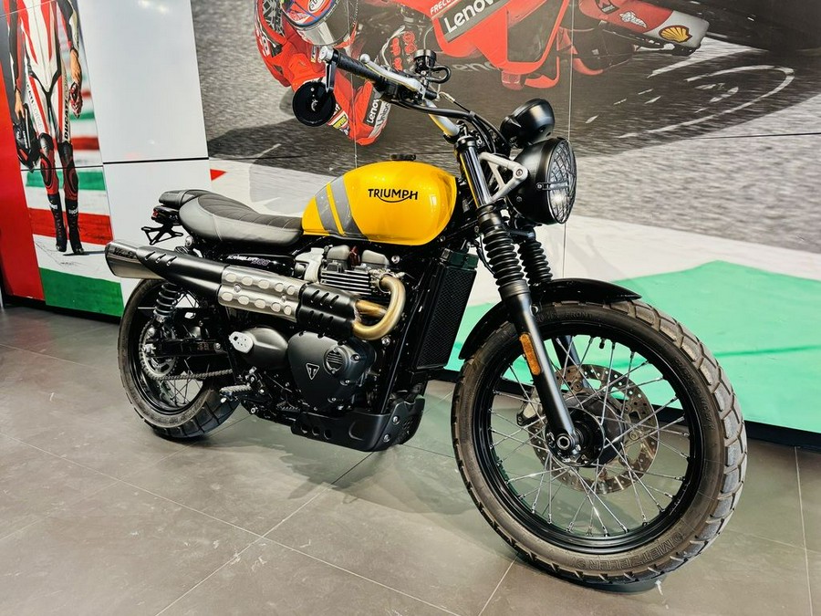 2024 Triumph Scrambler 900 Cosmic Yellow/Graphite