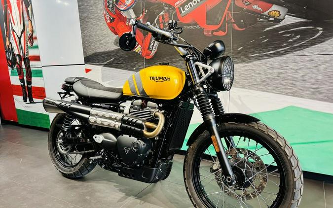 2024 Triumph Scrambler 900 Cosmic Yellow/Graphite