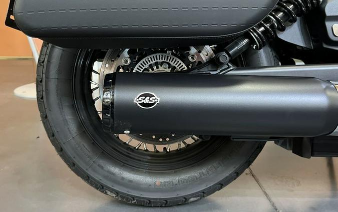 2025 Indian Super Scout Black Smoke with Graphics