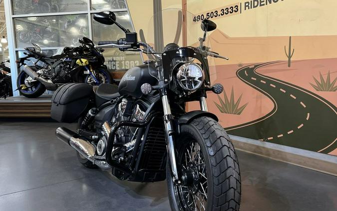 2025 Indian Super Scout Black Smoke with Graphics