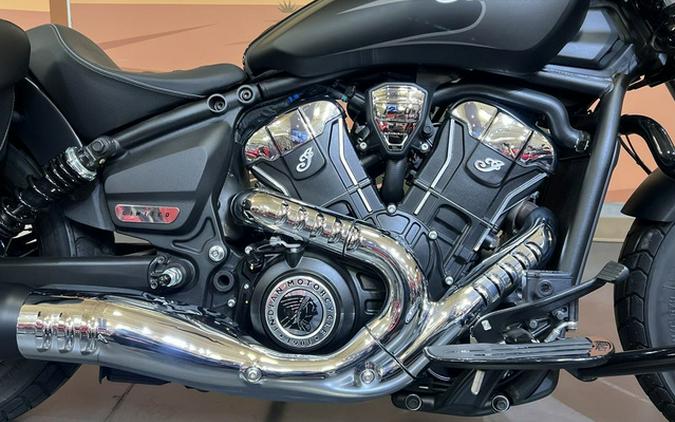 2025 Indian Super Scout Black Smoke with Graphics