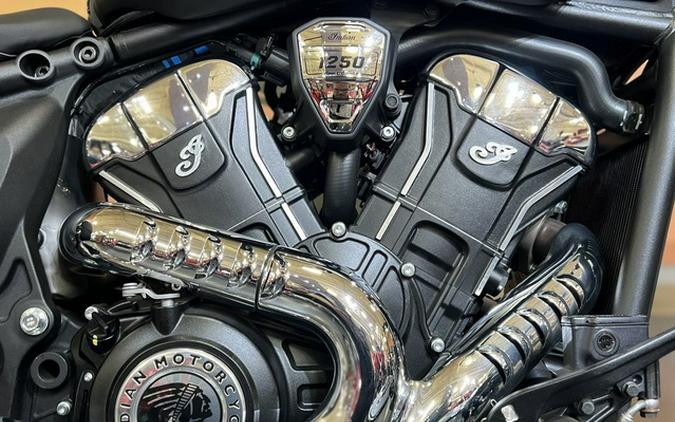 2025 Indian Super Scout Black Smoke with Graphics