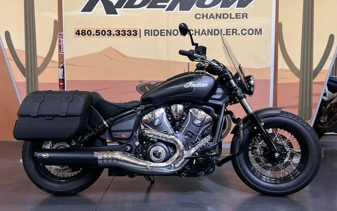 2025 Indian Super Scout Black Smoke with Graphics