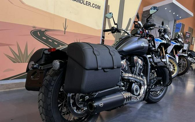 2025 Indian Super Scout Black Smoke with Graphics