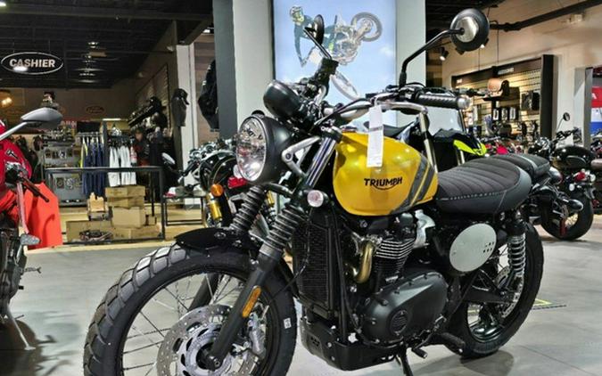 2024 Triumph Scrambler 900 Cosmic Yellow/Graphite