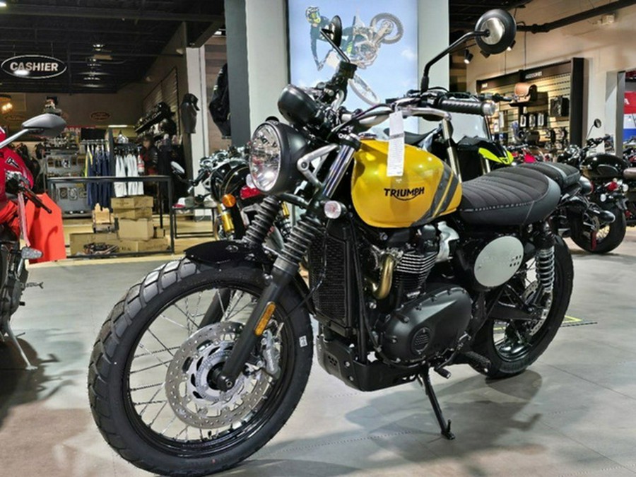 2024 Triumph Scrambler 900 Cosmic Yellow/Graphite