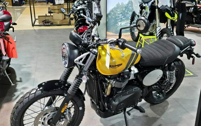 2024 Triumph Scrambler 900 Cosmic Yellow/Graphite