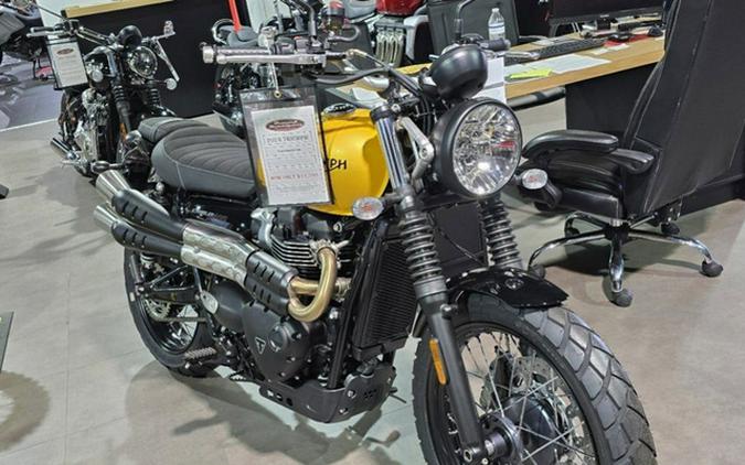 2024 Triumph Scrambler 900 Cosmic Yellow/Graphite