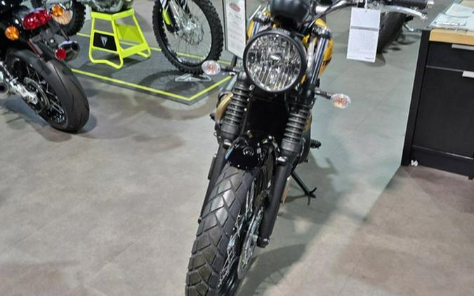 2024 Triumph Scrambler 900 Cosmic Yellow/Graphite