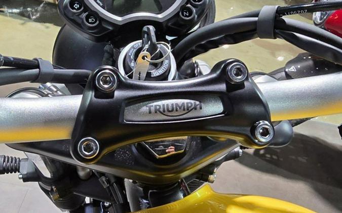 2024 Triumph Scrambler 900 Cosmic Yellow/Graphite