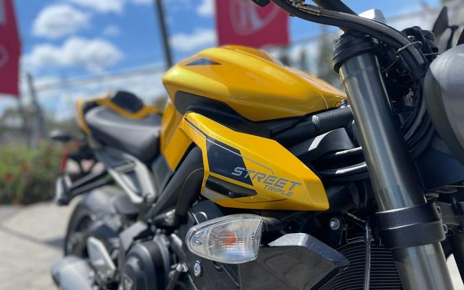 2024 Triumph Street Triple 765 RS Cosmic Yellow