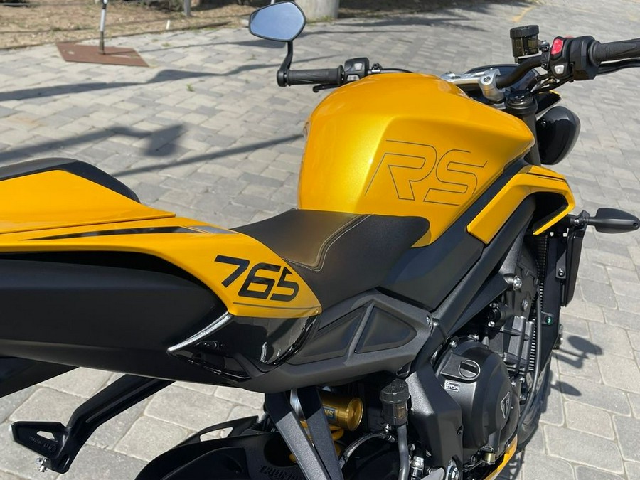 2024 Triumph Street Triple 765 RS Cosmic Yellow