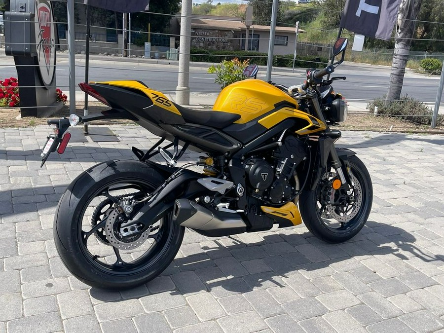 2024 Triumph Street Triple 765 RS Cosmic Yellow