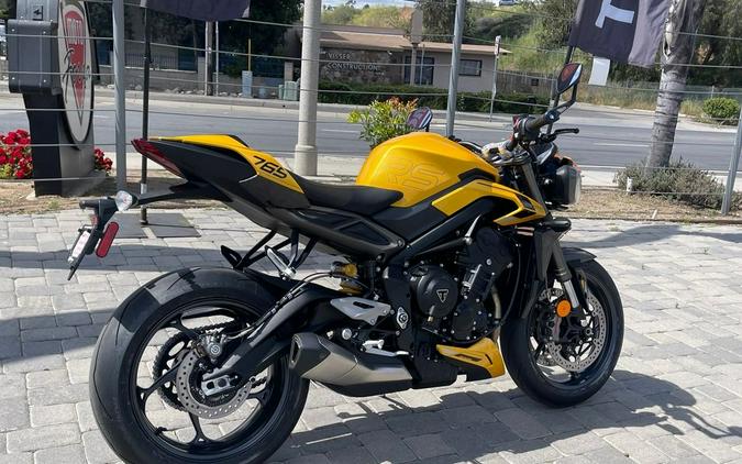 2024 Triumph Street Triple 765 RS Cosmic Yellow