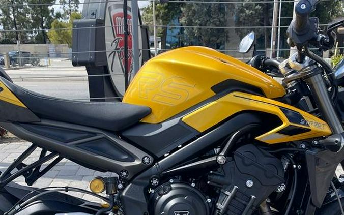 2024 Triumph Street Triple 765 RS Cosmic Yellow