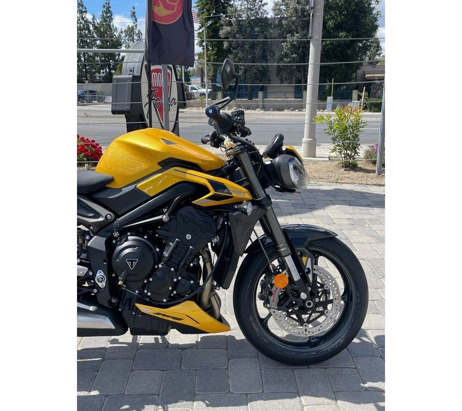 2024 Triumph Street Triple 765 RS Cosmic Yellow