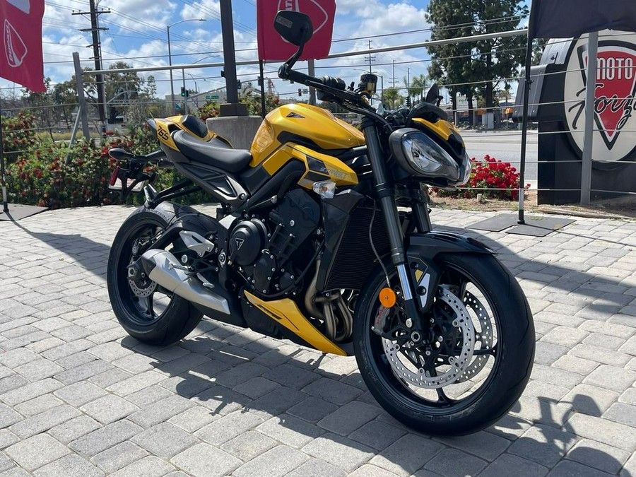 2024 Triumph Street Triple 765 RS Cosmic Yellow