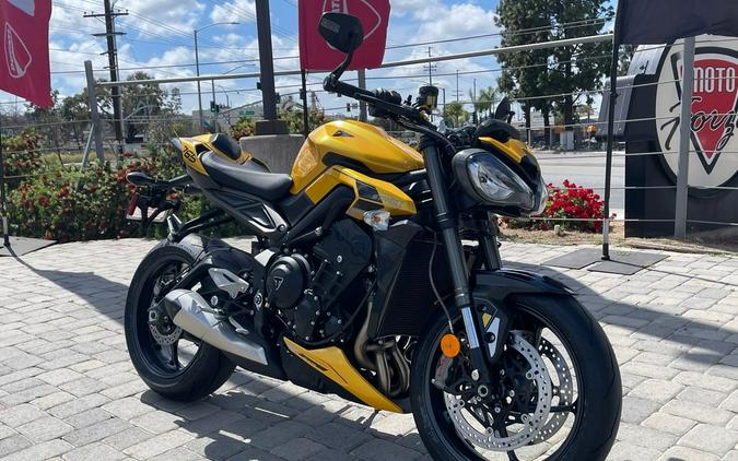 2024 Triumph Street Triple 765 RS Cosmic Yellow