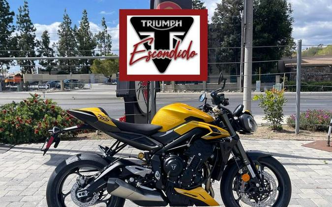 2024 Triumph Street Triple 765 RS Cosmic Yellow