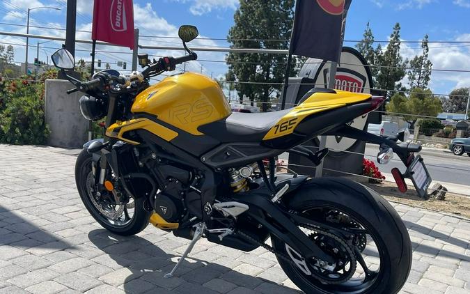 2024 Triumph Street Triple 765 RS Cosmic Yellow