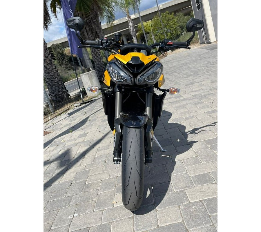 2024 Triumph Street Triple 765 RS Cosmic Yellow