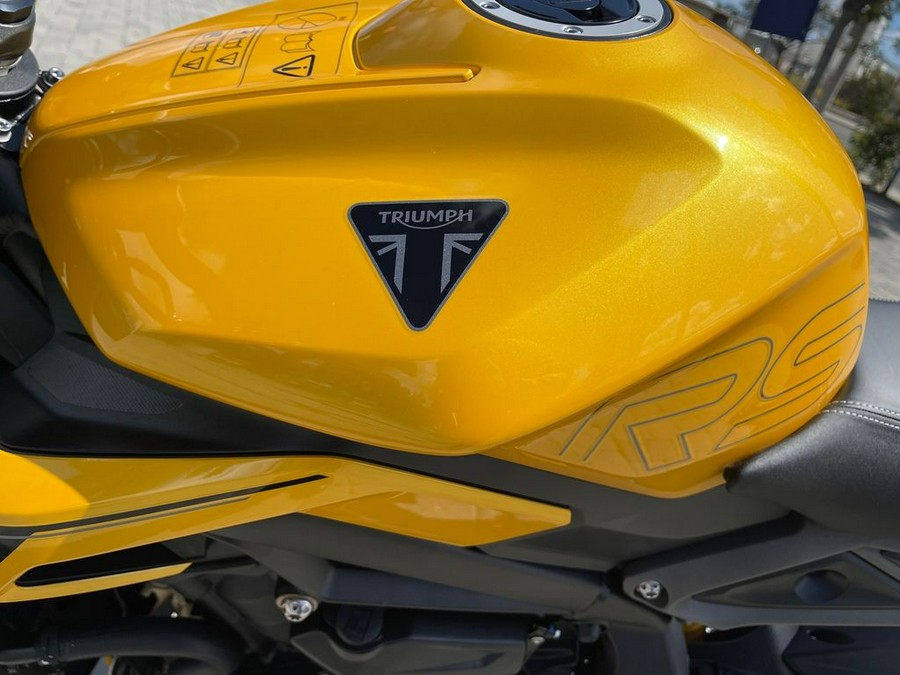 2024 Triumph Street Triple 765 RS Cosmic Yellow