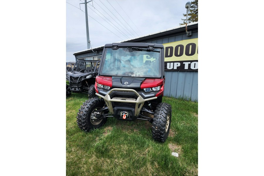 2024 Can-Am DEFENDER MAX LIMITED CAB HD10 FIERY RED