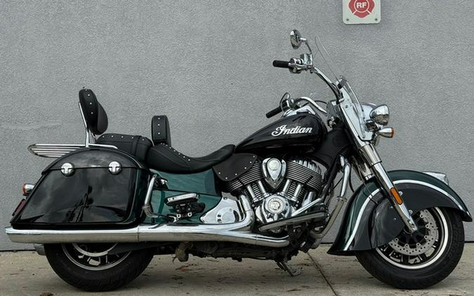 2018 Indian Springfield ABS Metallic Jade Over Thunder Black
