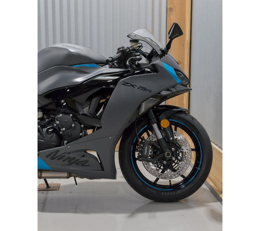 2024 Kawasaki Ninja® ZX™-6R ABS Metallic Flat Spark Black/Ebony