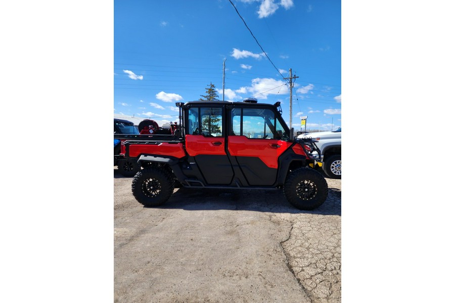 2024 Can-Am DEFENDER MAX LIMITED CAB HD10 FIERY RED