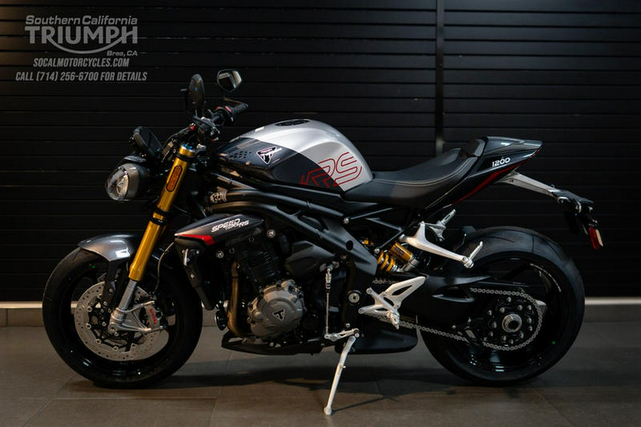 2026 Triumph Speed Triple 1200 RS Granite/Diablo Red