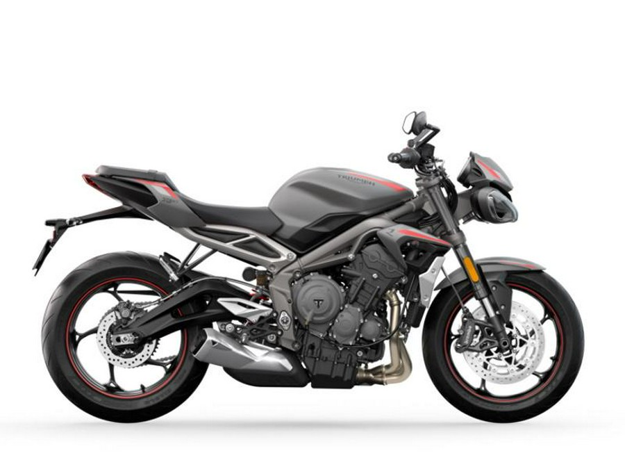 2022 Triumph Street Triple R Low Matte Silver Ice