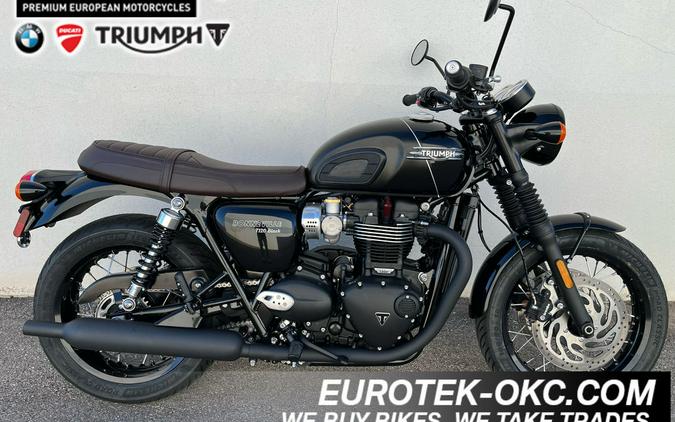 2023 Triumph Bonneville T120 Black Sapphire Black / Matte Sapphire Black