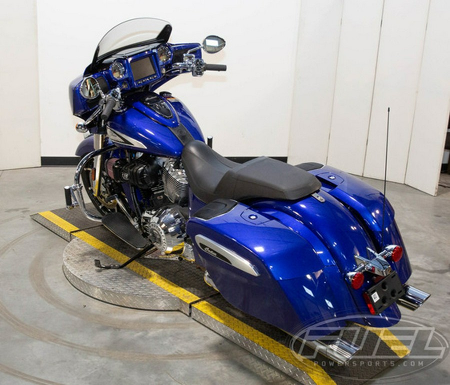 2024 Indian Chieftain Limited with Powerband Audio Package Spirit Blue Metallic