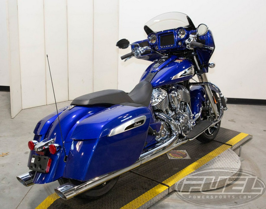 2024 Indian Chieftain Limited with Powerband Audio Package Spirit Blue Metallic