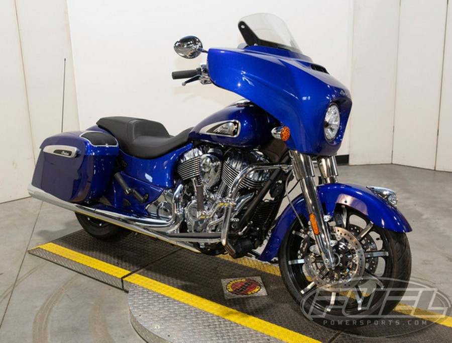 2024 Indian Chieftain Limited with Powerband Audio Package Spirit Blue Metallic