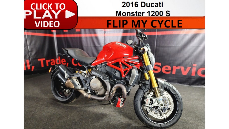2016 DUCATI Monster 1200 S Red - F022063