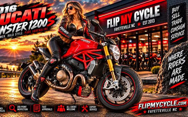 2016 DUCATI Monster 1200 S Red - F022063