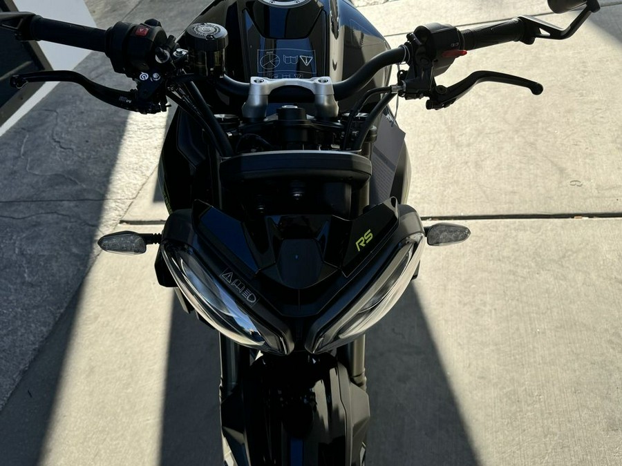 2025 Triumph Street Triple 765 RS Phantom Black
