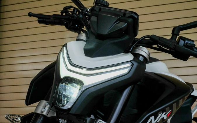 New 2024 CFMOTO 450NK NEBULA WHITE